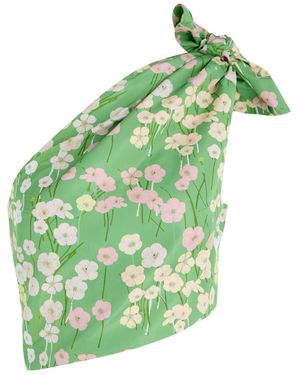 BERNADETTE Carlotta Floral-Print Shell Top - Green