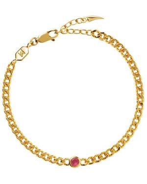 Missoma October Birthstone 18kt Vermeil Bracelet - Metallic