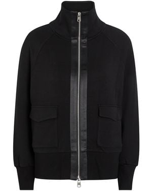 Varley Roxbury Stretch-Jersey Sweatshirt - Black