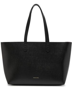 Mansur Gavriel Small Grained Leather Tote - Black