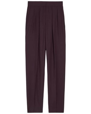 ROKSANDA Ragosta Wool Trousers - Purple