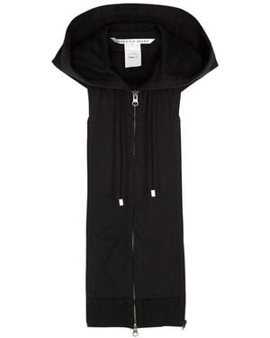 Veronica Beard Hooded Cotton Dickey - Black