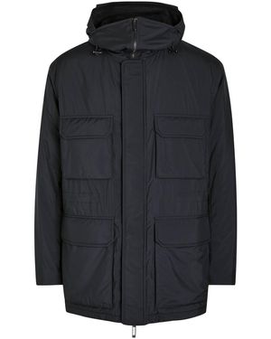 Emporio Armani Travel Hooded Nylon Jacket - Black