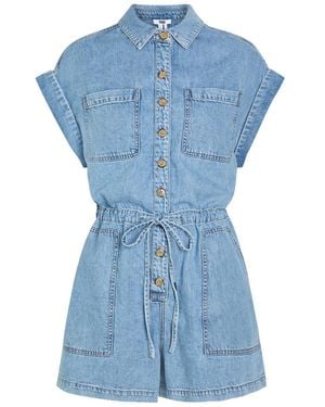 PAIGE Maliah Denim Jumpsuit - Blue