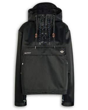 adidas X Wales Bonner Hooded Satin Jacket - Black