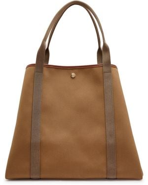 Rue de Verneuil Traversée M Twill Tote Bag - Brown