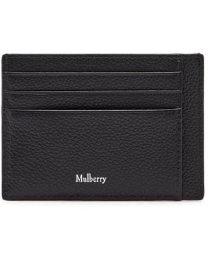 Mulberry Heritage Grained Leather Card Holder - Black