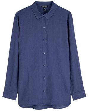 Eileen Fisher Linen Shirt - Blue