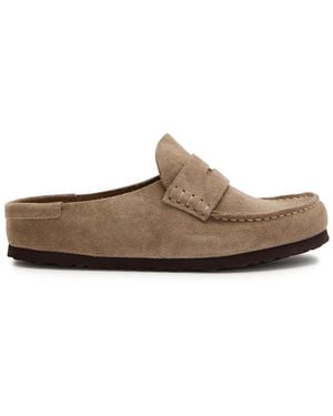 Birkenstock Naples Wrapped Suede Loafers - Brown