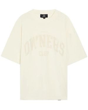 Represent Owners Printed Cotton T-Shirt - White
