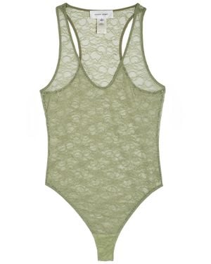 Ronny Kobo Lunchy Lace Bodysuit - Green