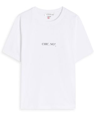 送料関税込 ◆VICTORIA BECKHAM◆ T-SHIRT WITH PRINT Victoria Beckham T-shirt with logo | Women's Clothing | Vitkac