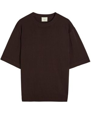 CHE Baller Fine-Knit T-Shirt - Brown