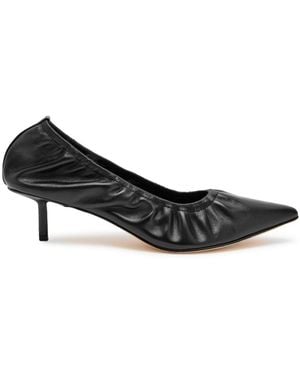 STUDIO AMELIA Rhodes 50 Leather Court Shoes - Black