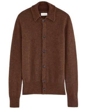 Oliver Spencer Britten Alpaca-Blend Cardigan - Brown