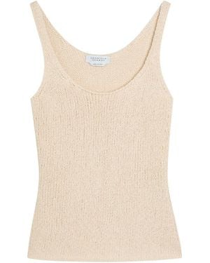 Gabriela Hearst Galena Cashmere-Knit Tank Top - Natural