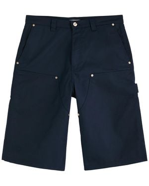 Wales Bonner Kingston Twill Shorts - Blue