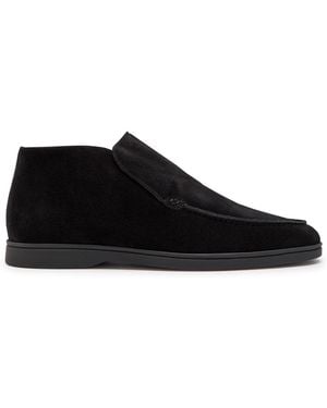 Aurélien City Suede Loafers - Black