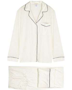 Eberjey Gisele Jersey Pyjama Set - Natural