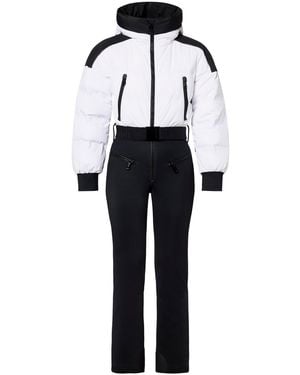 Goldbergh Néve Two-Tone Belted Ski Suit - Black