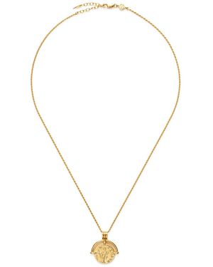 Missoma X Lucy Williams Roman Arc Coin 18Kt Vermeil Necklace - Metallic