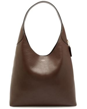 COACH Brooklyn 39 Grained Leather Shoulder Bag - Brown