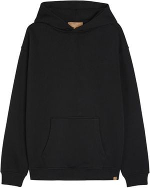Now You Live Harcourt Hooded Cotton-Blend Sweatshirt - Black
