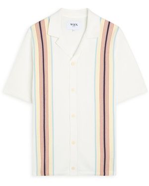 Wax London Ivy Striped Cotton Shirt - White