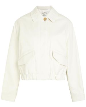 Vince Twill Jacket - White