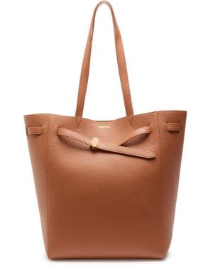 Veronica Beard Dash Leather Tote Bag - Brown