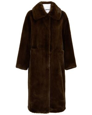 Jakke Kelly Faux Fur Coat - Brown
