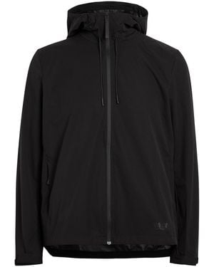 Rains Mito Water-Repellant Hooded Shell Jacket - Black