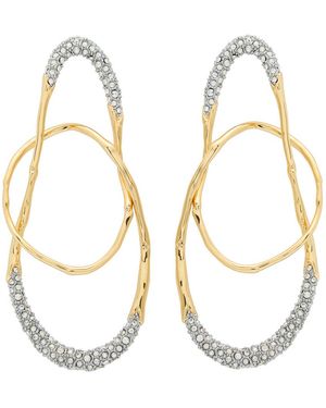 Alexis Solanales 14Kt-Plated Drop Earrings - Metallic