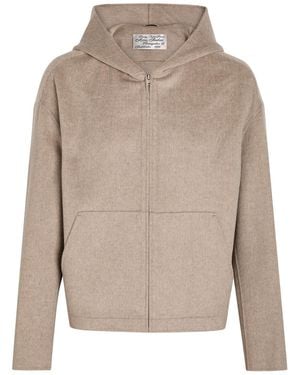 Acne Studios Doveria Hooded Wool And Cashmere-Blend Jumper - Grey