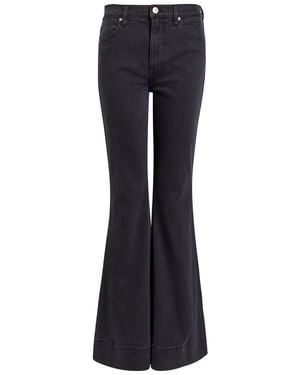 Alice + Olivia Beautiful Bell-Bottom Jeans - Blue