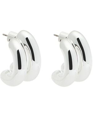 Jenny Bird Mini Florence-Plated Hoop Earrings - Blue