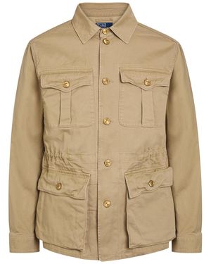 Polo Ralph Lauren Cotton-Twill Utility Jacket - Natural