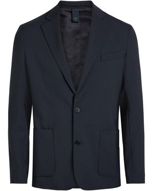 L'Estrange Tropical Woven Blazer - Blue