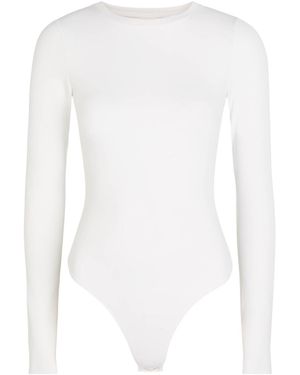 GOOD AMERICAN Scuba Stretch-Jersey Bodysuit - White