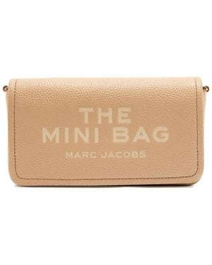 Marc Jacobs The Mini Bag Leather Cross-Body Bag - Natural