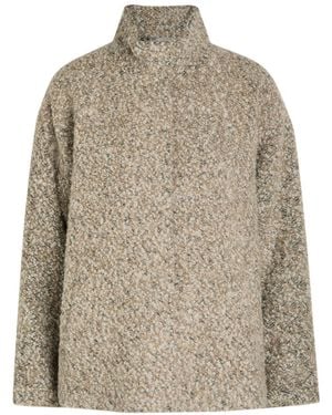 Eileen Fisher Melange Alpaca-Blend Jacket - Natural