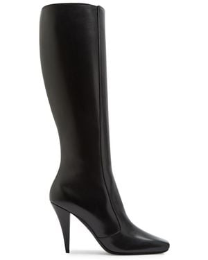 Givenchy Sliced 95 Leather Knee-High Boots - Black