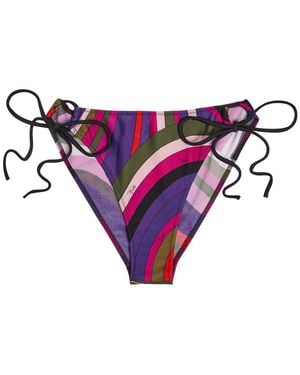 PUCCI Printed Bikini Briefs - Purple