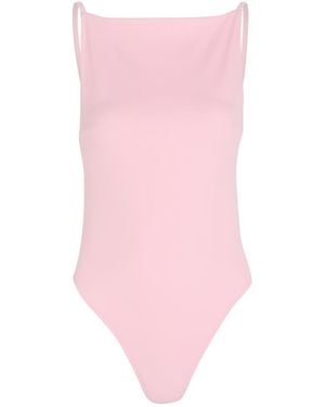 Jacquemus Le Maillot Sole Open-Back Swimsuit - Pink