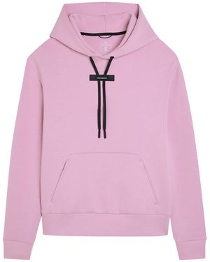 On Shoes Focus Tech Hooded Cott-Blend Sweatshirt - Pink