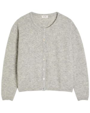 American Vintage Vitow Brushed-Knit Cardigan - Grey