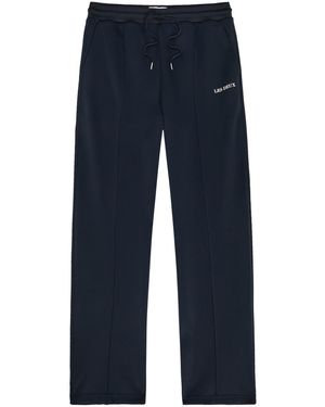 Les Deux Ballier Pintuck Jersey Track Trousers - Blue