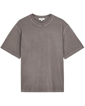 Agolde Flint Cotton T-Shirt - Grey