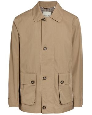 GANT Cotton-Blend Barn Jacket - Natural