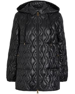 Moncler Balette Hooded Quilted Jacket - Black